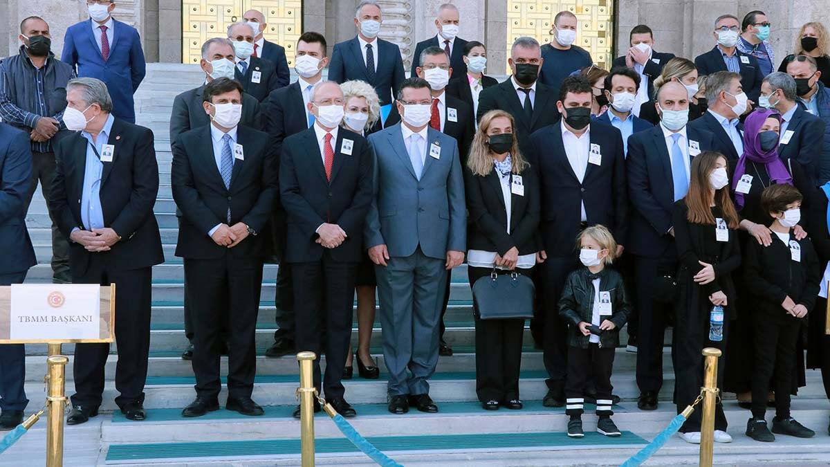 Eski milletvekili Erkut Şenbaş için TBMM'de tören