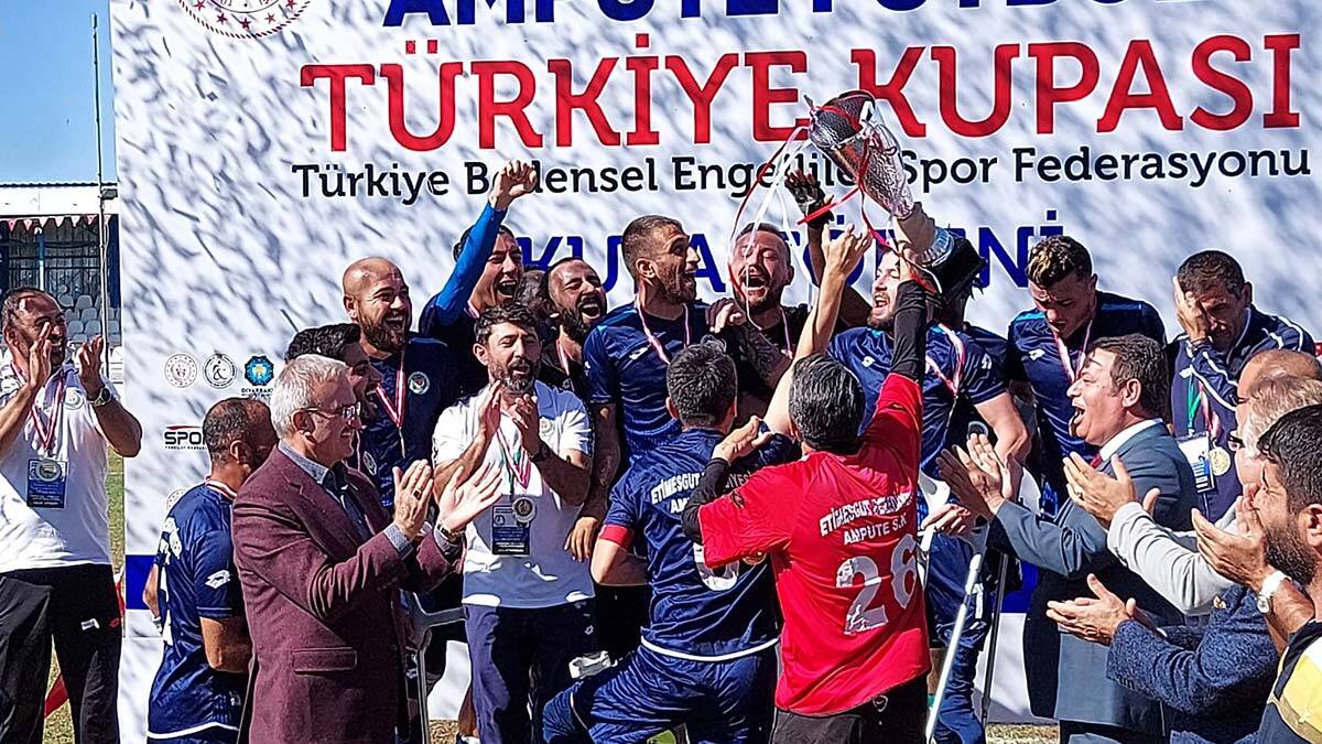 Etimesgutspor Türkiye Ampute Kupası Şampiyonu oldu