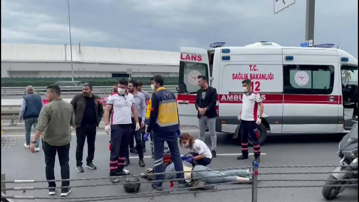 Fatih'te trafik kazasında motosikletli öldü