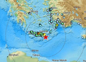 Girit Adası'nda 6.3 büyüklüğünde deprem meydana geldi
