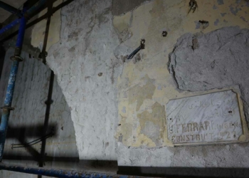 Haldun Taner Sahnesi'nde mimar kitabesi bulundu