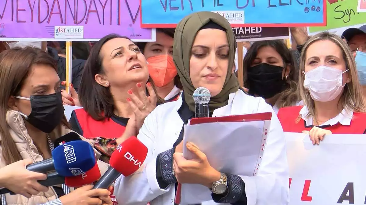 Istanbulda aile hekimlerinden protesto - yaşam - haberton