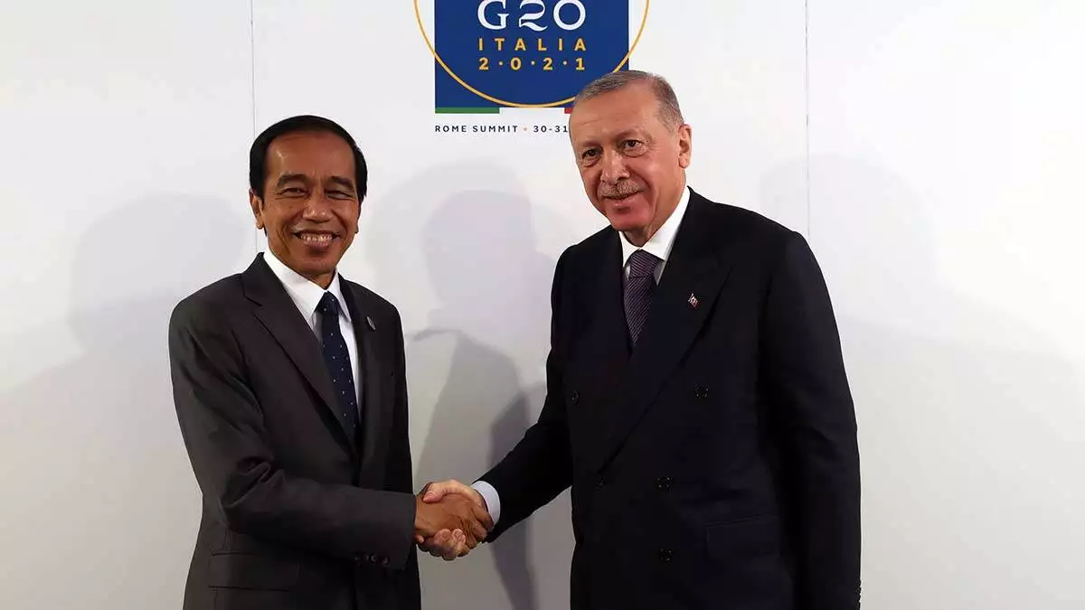 Cumhurbaşkanı erdoğan, endonezyalı mevkidaşı ile görüştü