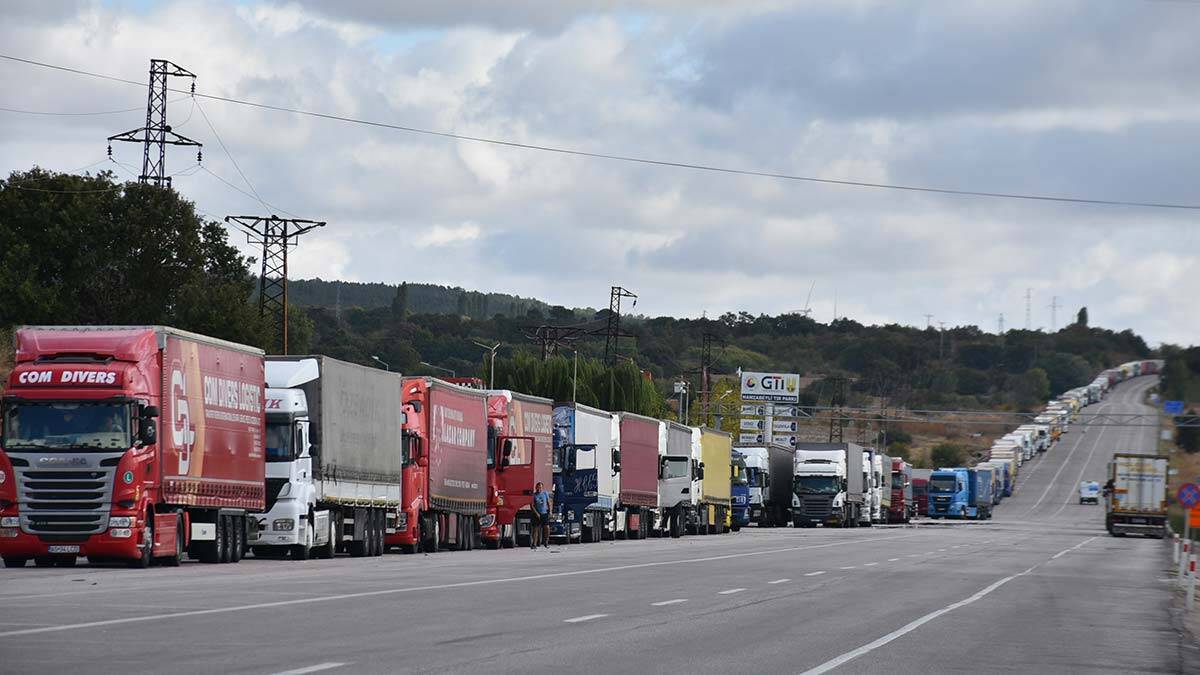 Kaçak göçmen denetimi, TIR kuyrukları oluştu