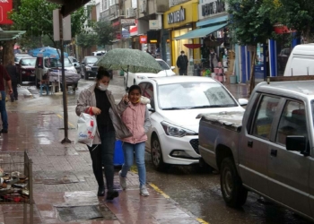 Keşan'da beklenen sağanak etkili oldu