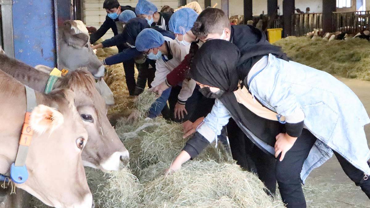 Lise öğrencilerine Ziraat Fakültesi'nden ders_