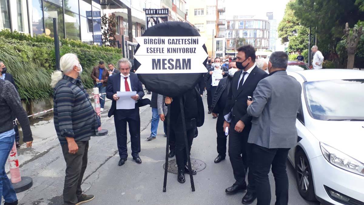 MESAM'a bağlı müzisyenlerden protesto