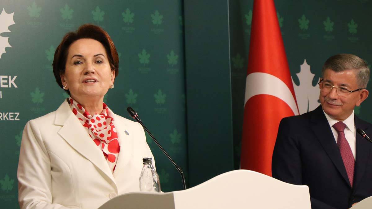 Meral Akşener, Davutoğlu'nu ziyaret etti