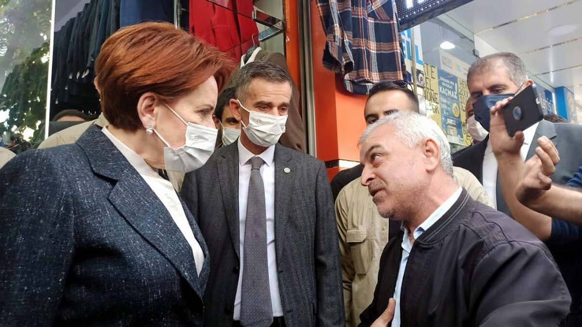 Akşener, Siirt'teki ziyaretlerinin ardından kara yoluyla Kurtalan ilçesine geçti