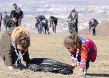 Palandöken Kayak Merkezi'nde temizlik seferberliği