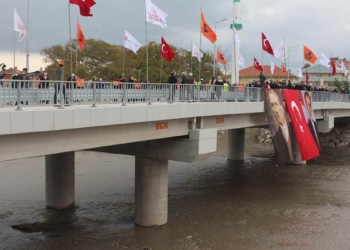 Selde yıkılan Çatalzeytin Köprüsü törenle açıldı