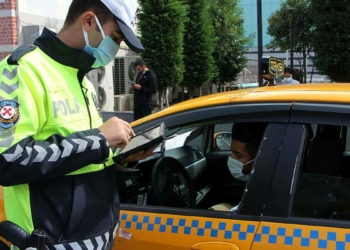 Şişli'de taksicilere denetim yapıldı