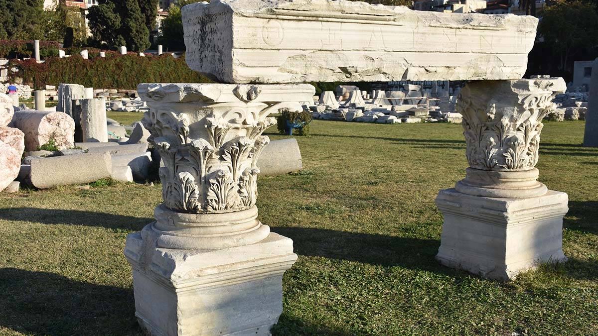 Smyrna Agorası'nda İzmir depremleri yazıtları bulundu