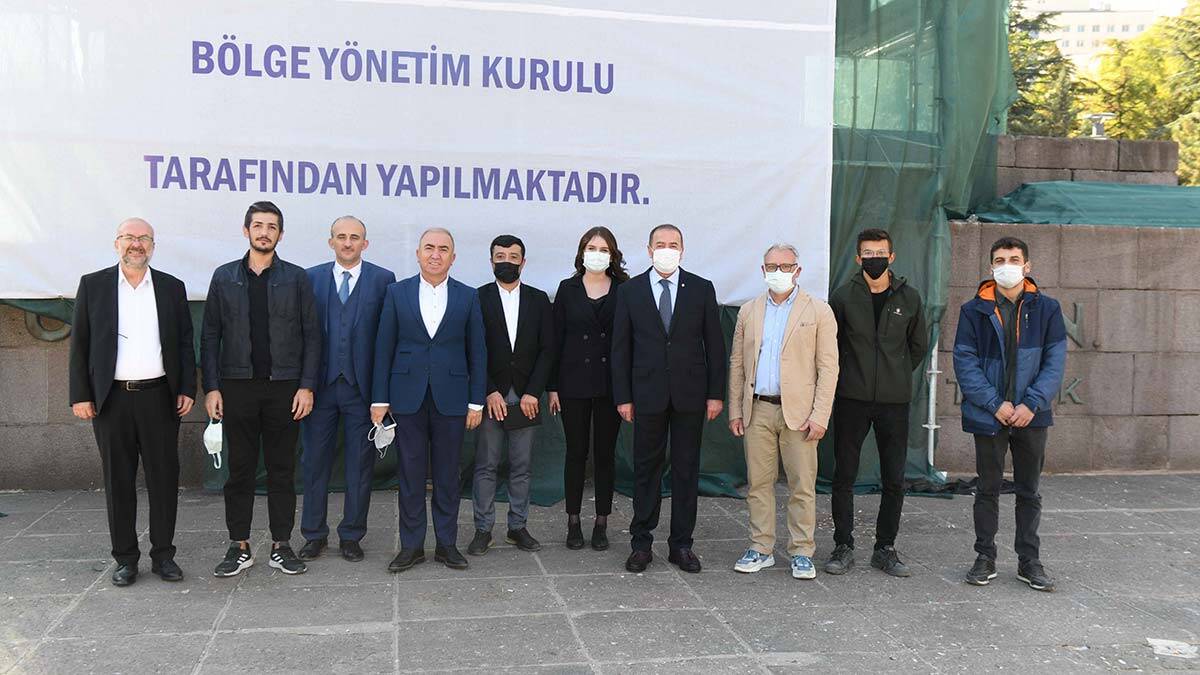 Büyükşehir Güven Anıtı'nın restorasyonuna başladı