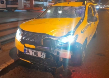 Taksinin çarptığı kişi hayatını kaybetti