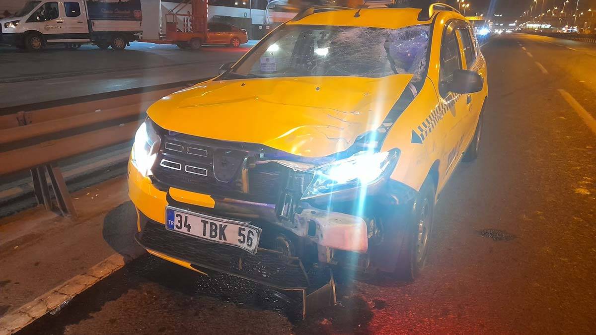 Taksinin çarptığı kişi hayatını kaybetti