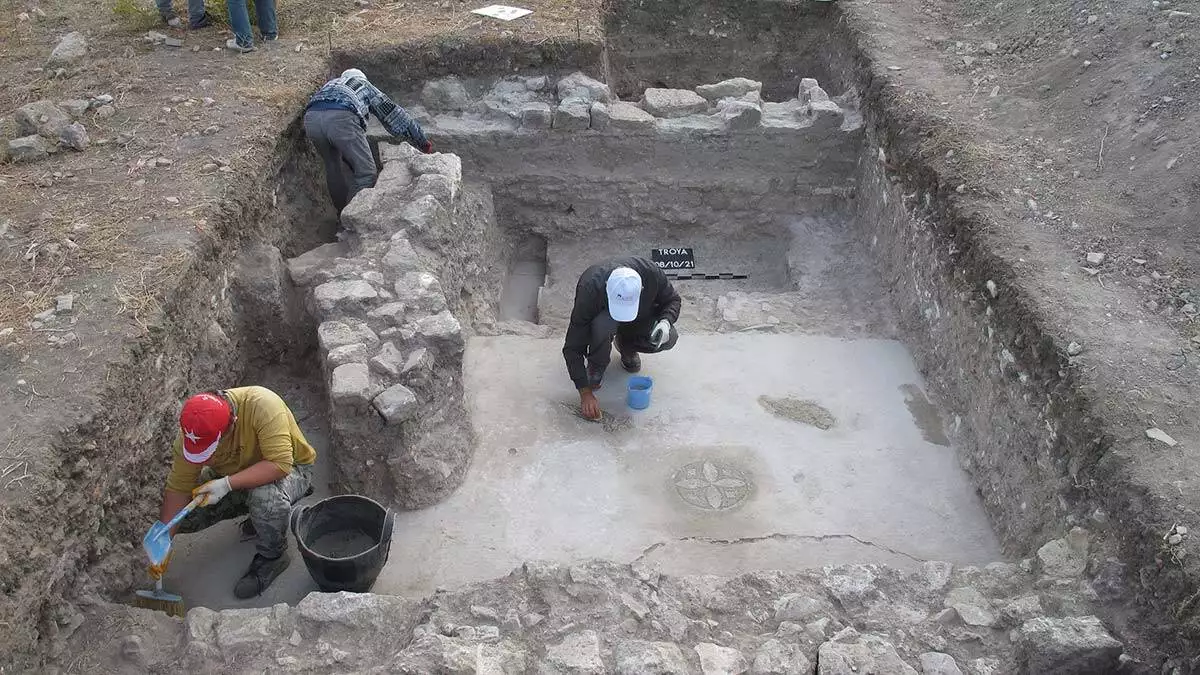 Troya oren yerinde 1500 yillik mozaik bulundu 3 - kültür ve sanat - haberton