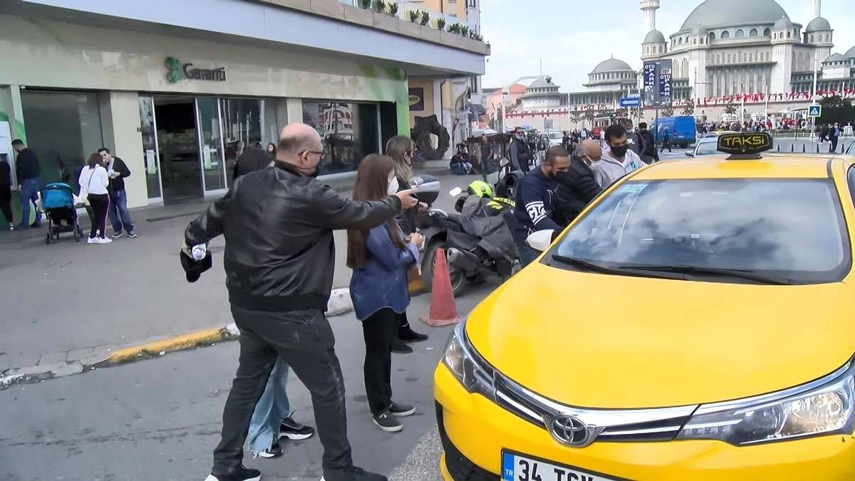 Turisti almayan taksiye 10 gün trafikten men cezası