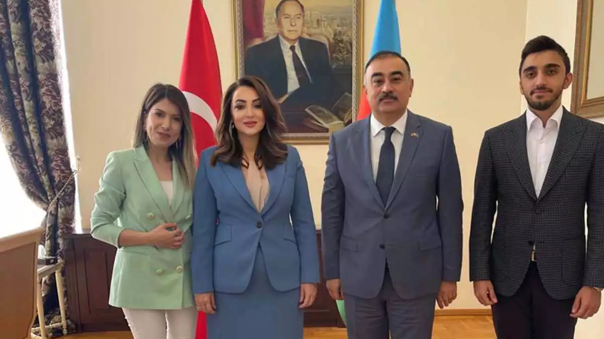 Uluskon, azerbaycan büyükelçisi'ni ziyaret etti