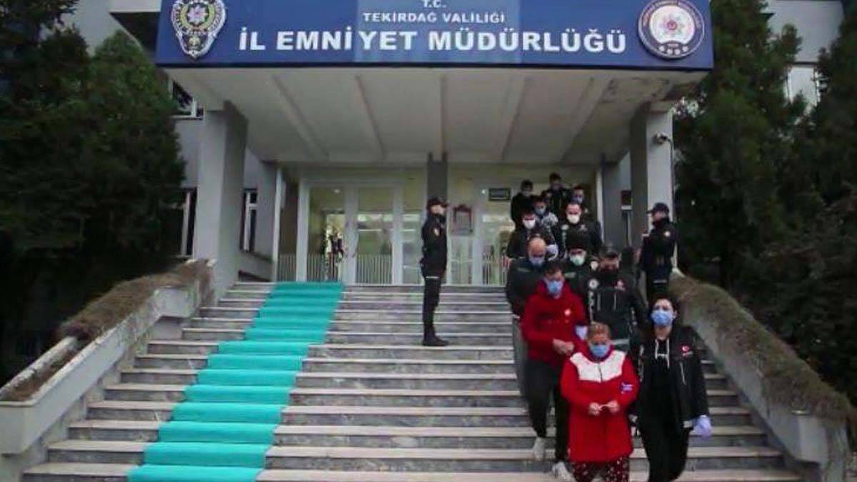 10 ayrı adrese eş zamanlı operasyon düzenlendi