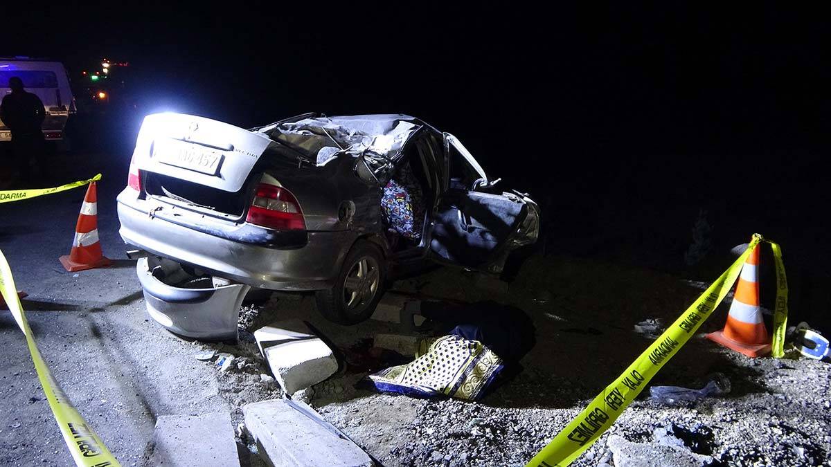 Yozgat'ta trafik kazası: 1 ölü, 6 yaralı