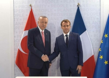Cumhurbaşkanı Erdoğan Macron ile görüştü