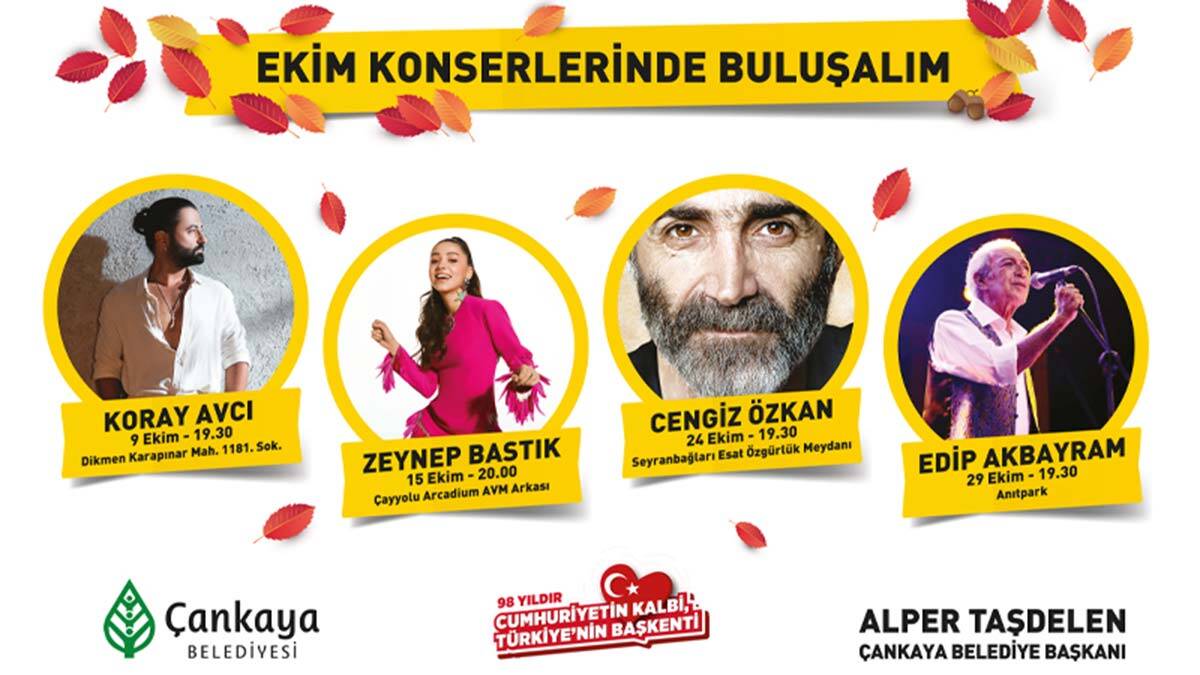 Ekim Konserleri Çankaya'da başlıyor