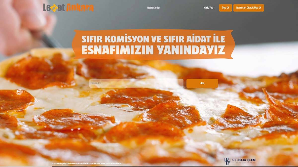 Lezzet Ankara siparişleri almaya başladı