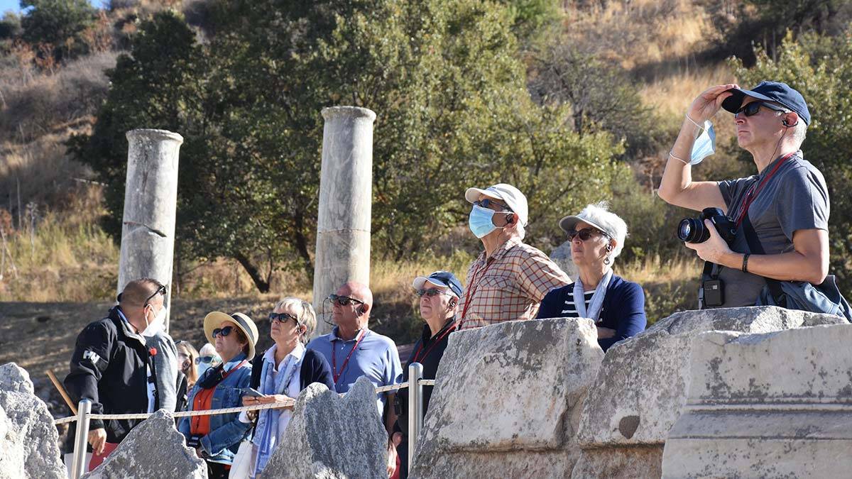 Efes Antik Kenti'nde pandeminin izleri siliniyor
