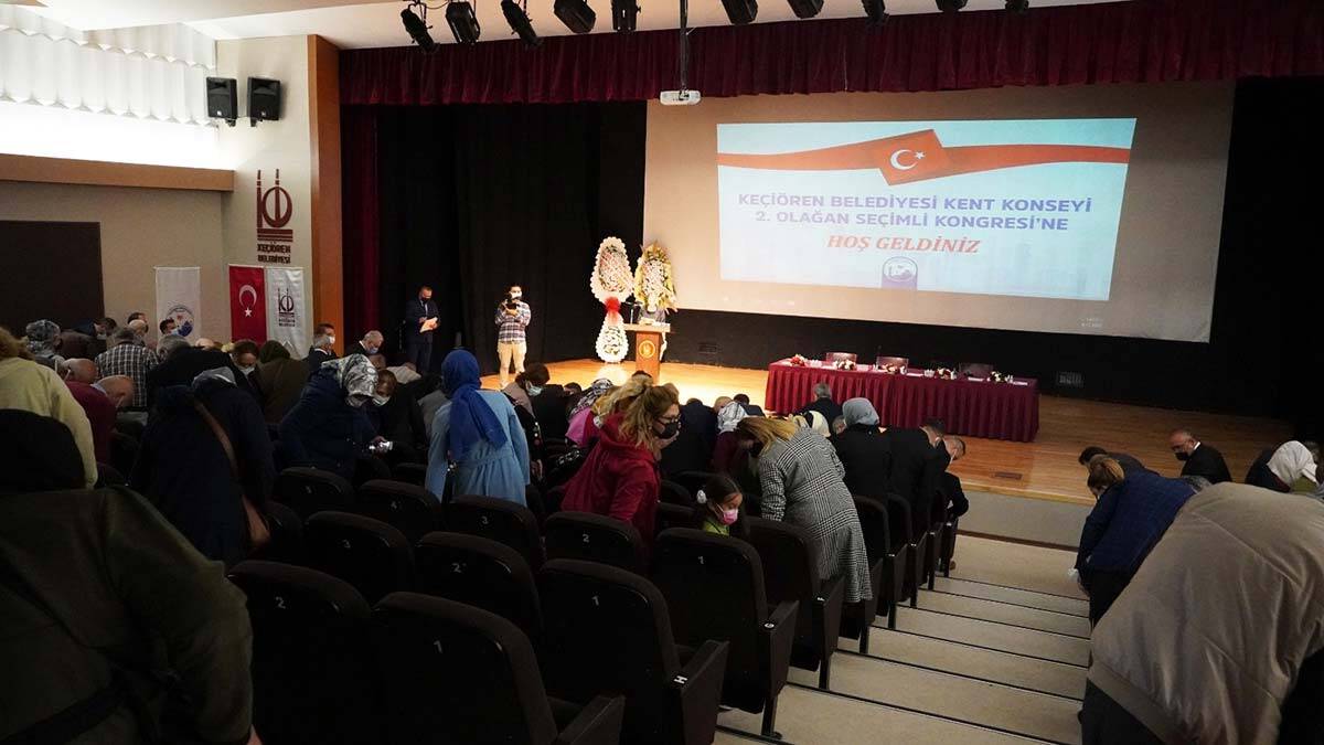 Keçiören Kent Konseyi 2. Olağan kongresi yapıldı