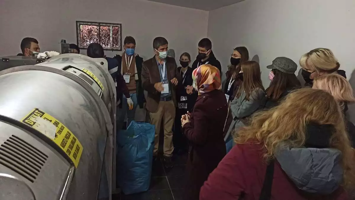Erasmus öğrencileri atık depolama tesisi'nde