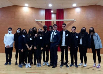 10 Kasım'da Şehit Zafer Çalışkan Anadolu Lisesi Ata'sını andı