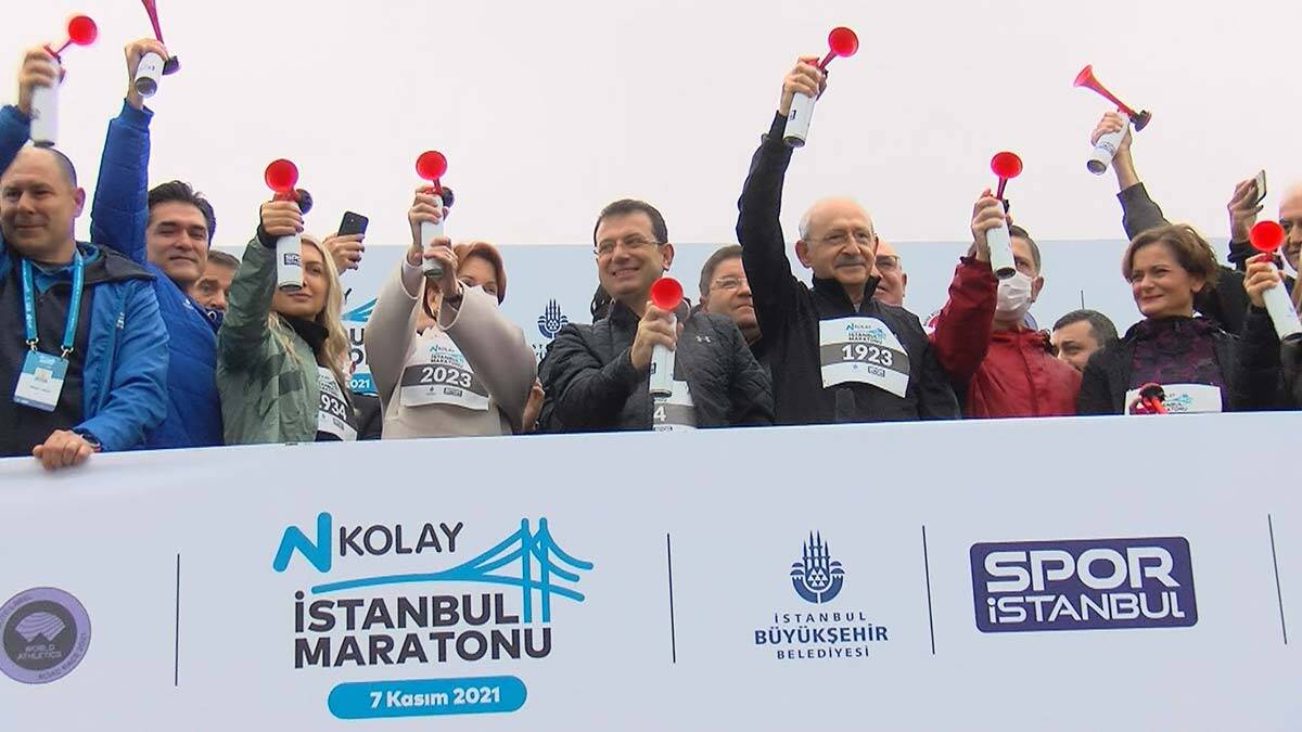 N Kolay 43. İstanbul Maratonu koşuldu