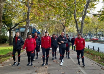 A Milli Futbol Takımı Podgoritsa'da gezintiye çıktı