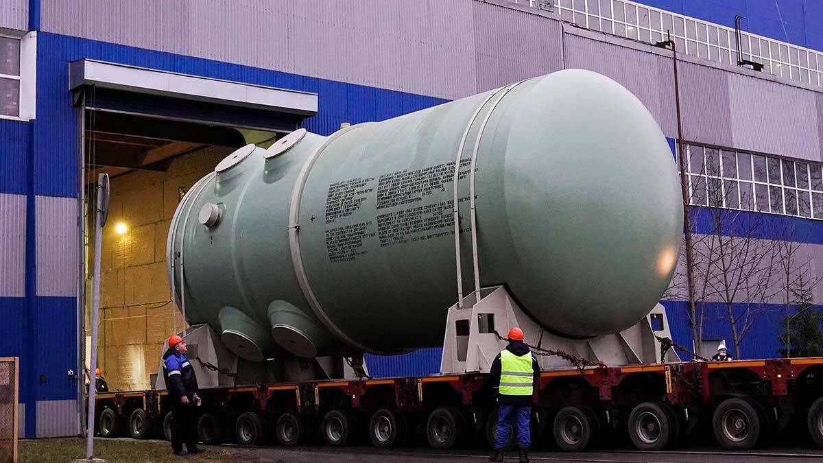 Akkuyu Nükleer'in basınç kabı Türkiye'ye gönderildi