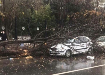 Ankara'da kuvvetli rüzgar çatıları uçurdu