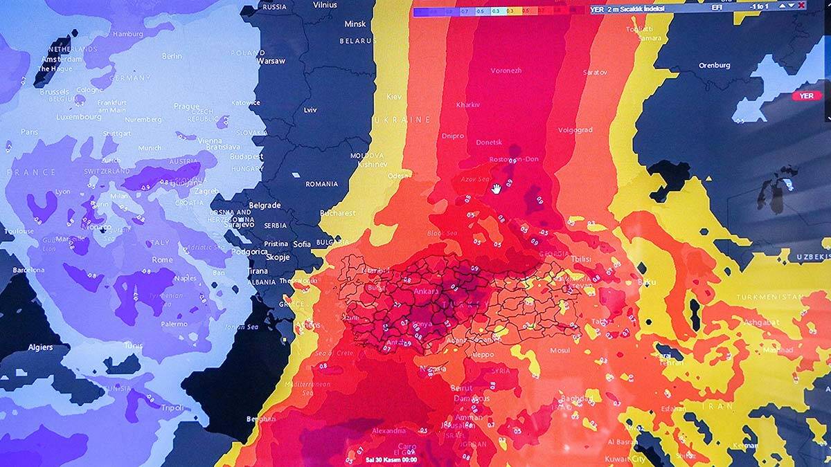 Antalya'da sıcaklık mevsim normalleri altına iniyor