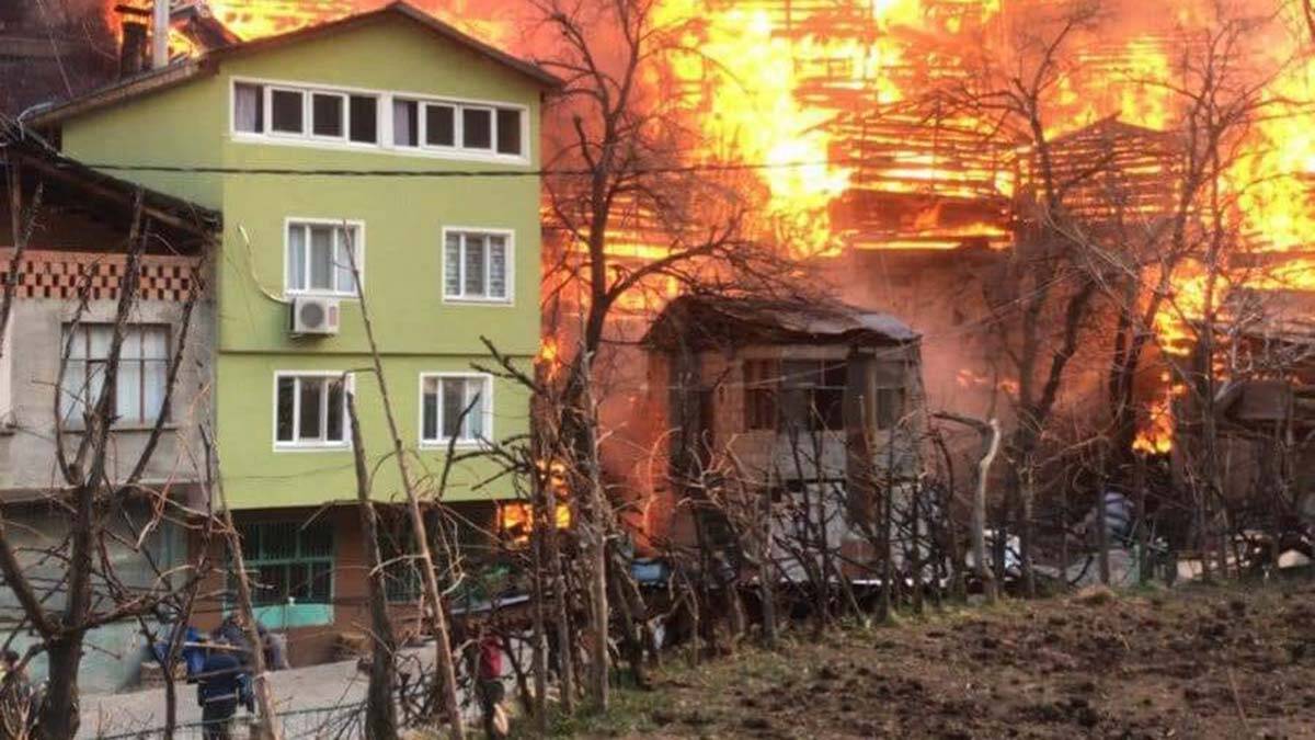 Artvin'de yanan köyde yeni konutlar yükseliyor