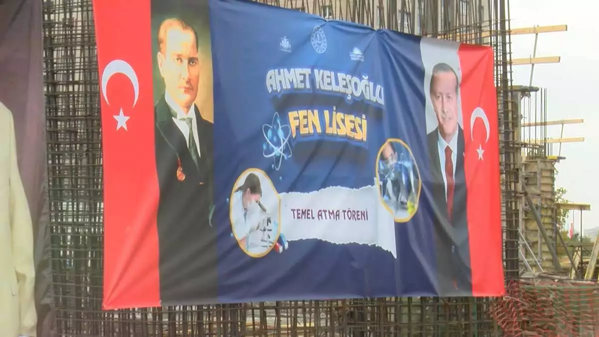Ahmet keleşoğlu fen lisesi'nin temel atma töreni gerçekleşti