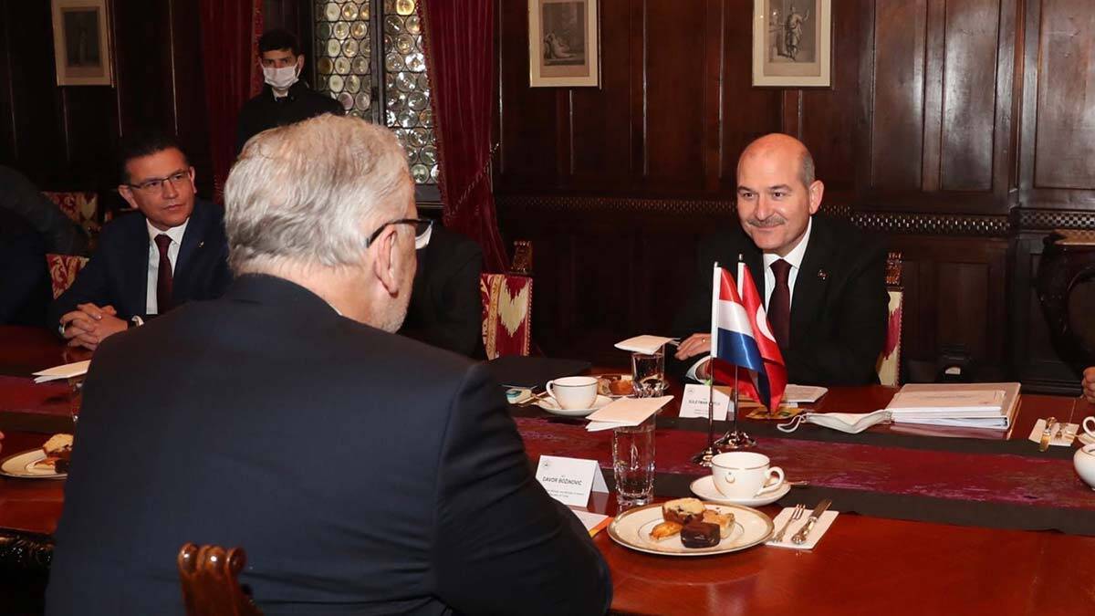 Bakan Soylu, Hırvatistan İçişleri Bakanı ile görüştü