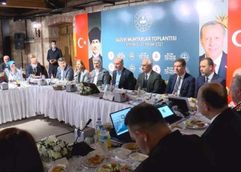 Bakan Soylu muhtarlar toplantısına katıldı