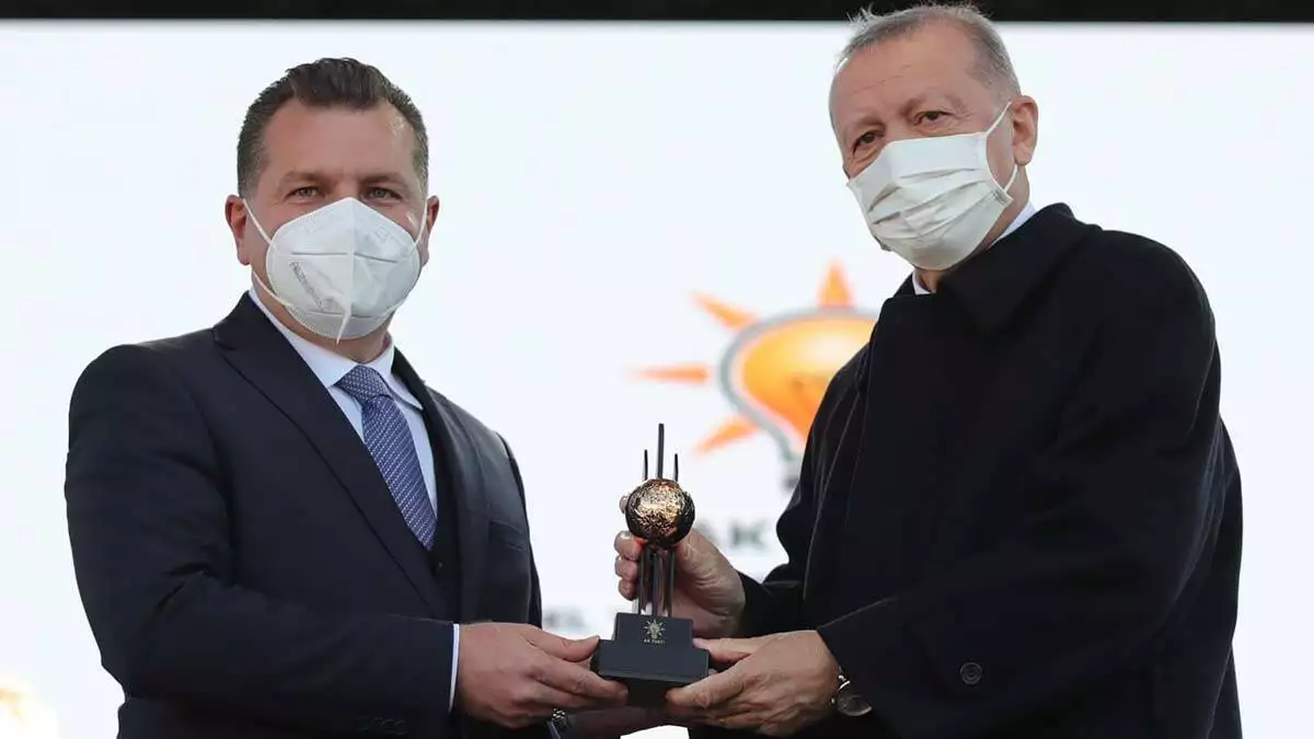 Balıkesir büyükşehir'e cumhurbaşkanı'ndan 2'nci ödül