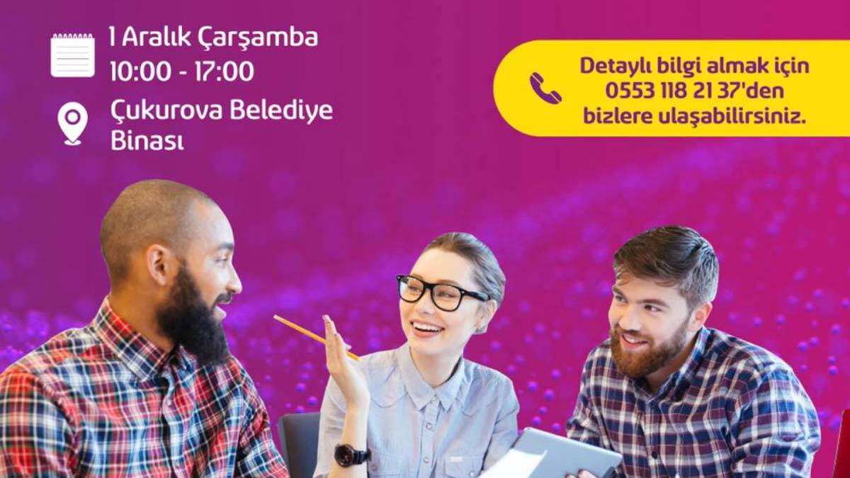 Çukurova Belediyesi iş bulmaya devam ediyor