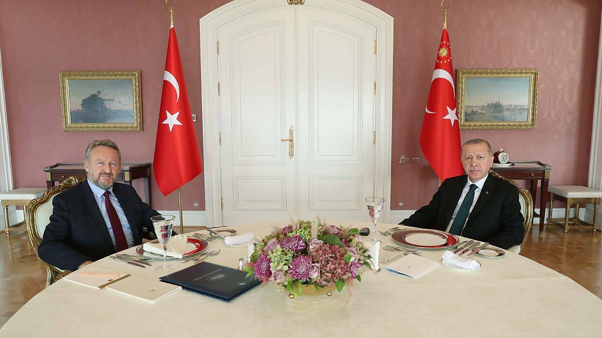 Cumhurbaşkanı, Bakir İzetbegoviç'i kabul etti