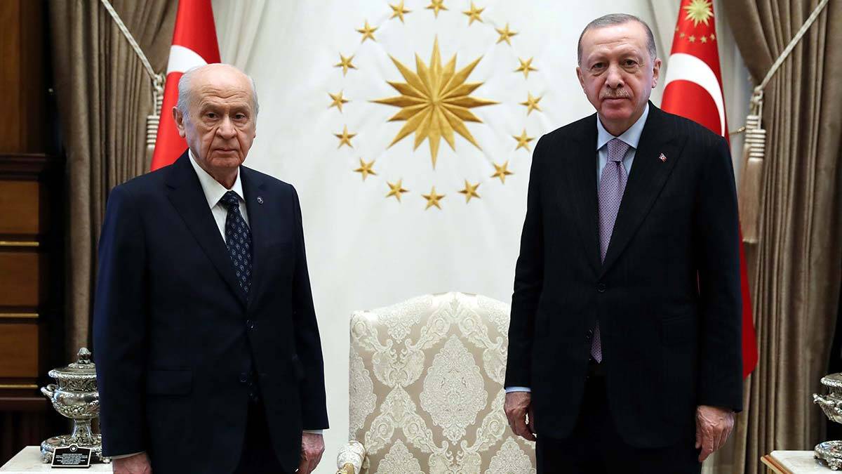 Cumhurbaşkanı Erdoğan Devlet Bahçeli ile görüşüyor