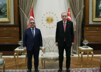 Cumhurbaşkanı, Halid El-Meşri ile görüştü