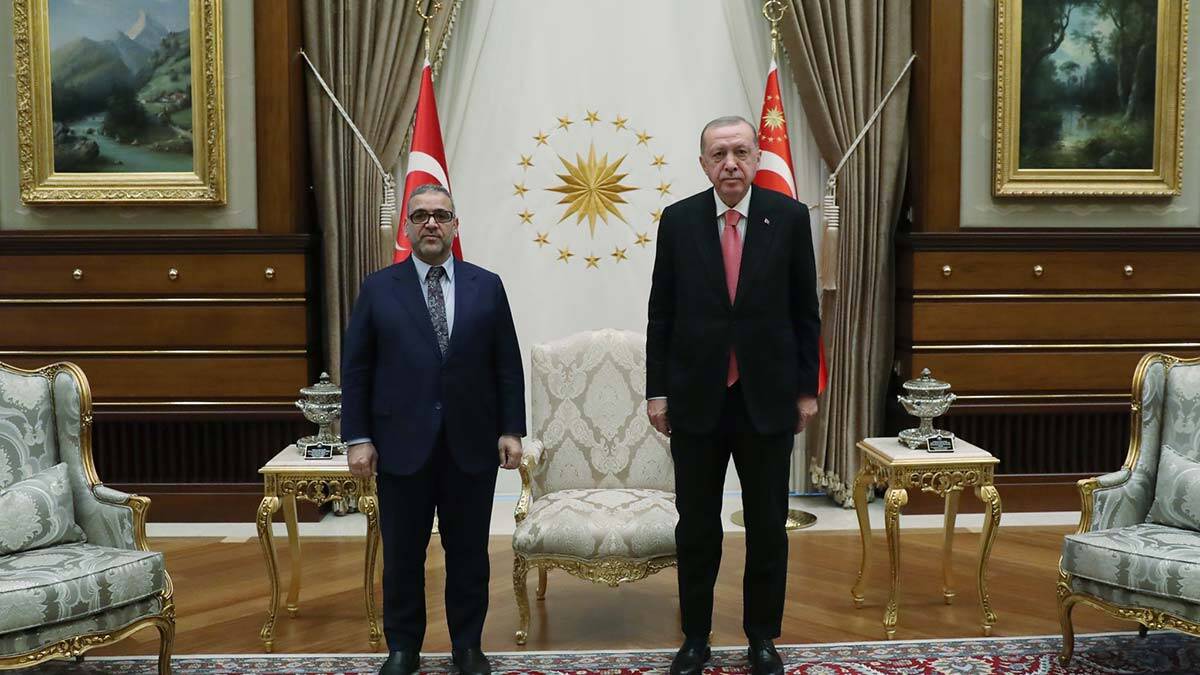 Cumhurbaşkanı, Halid El-Meşri ile görüştü