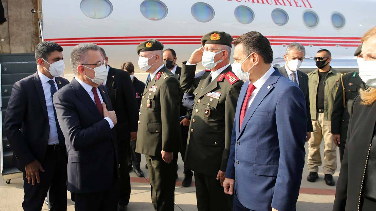 Cumhurbaşkanı Yardımcısı KKTC'ye geldi