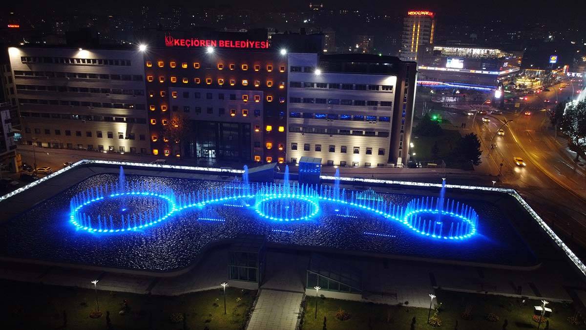 Diyabete dikkat çekmek için mavi ışık