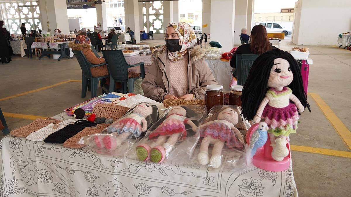 Üretilen Kadınlar Pazarında satışlar memnun etti